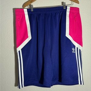 2016 ADIDAS Originals Nova Shorts Blue Pink White Sz 2XL